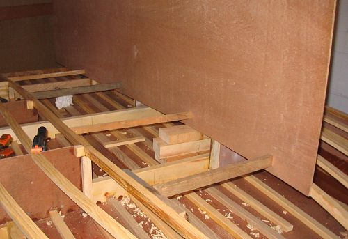 determine bottom profile of coaming