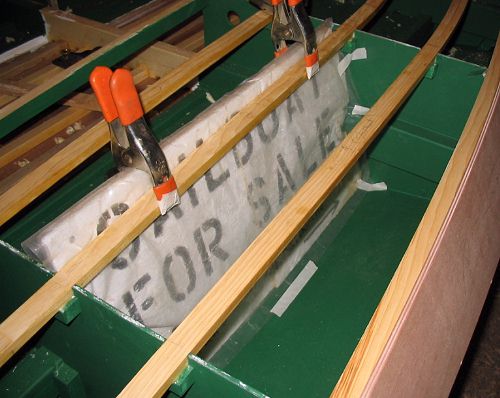 getting ready for flotation foam