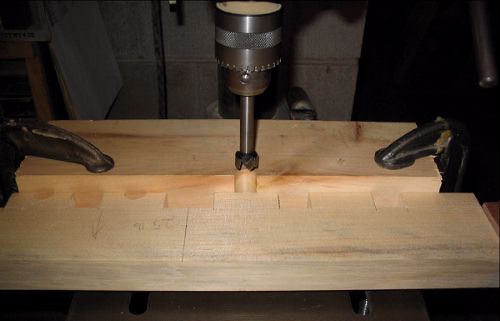 Making limbers with a drill press
