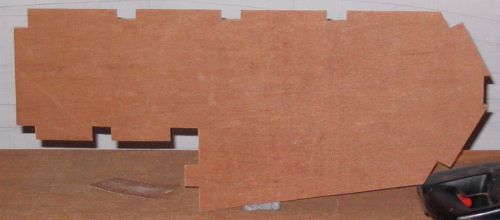 Frame bulkhead, carefully cut
