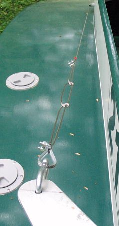 steering cable tie-up