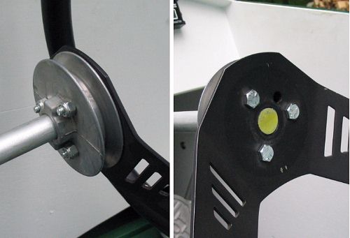 steering wheel attachment to shaft