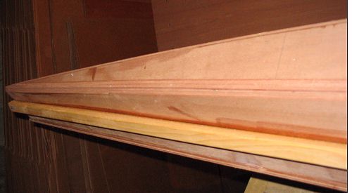 planed for sheer rub rail