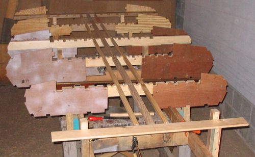 fitting the tunnel battens