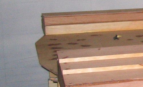 tunnel plank at the transom
