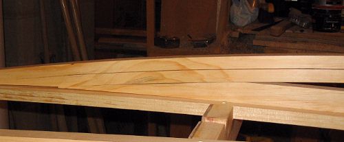 tunnel side stringer sliced off and tucked under